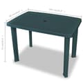 Miniatyrbilde 10 av 11: vidaXL Bistrosett i 3 deler plast grønn