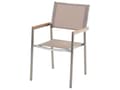 Miniatyrbillede 6 af 10: Have spisestuesæt Beige med grå granit bordplade rattan stole 6 sæder 180 x 90 cm