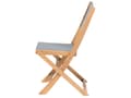 Miniatyrbillede 8 af 11: Have Spisebord Lys Træ Akacie Bord 8 Stole 9 Stk