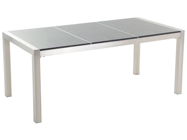 Have Spisebordssæt Gråt med Grå Granitbordplade 6 Sæder 180 x 90 cm