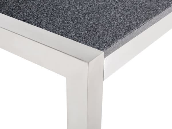 Have Spisebordssæt Gråt med Grå Granitbordplade 6 Sæder 180 x 90 cm