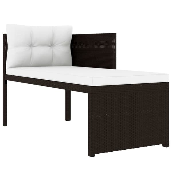 vidaXL haveloungesæt 4 dele polyrattan brun