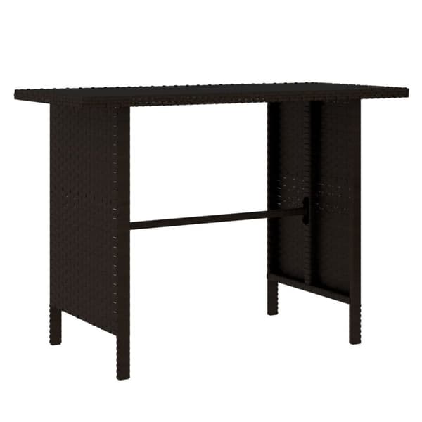 vidaXL haveloungesæt 4 dele polyrattan brun