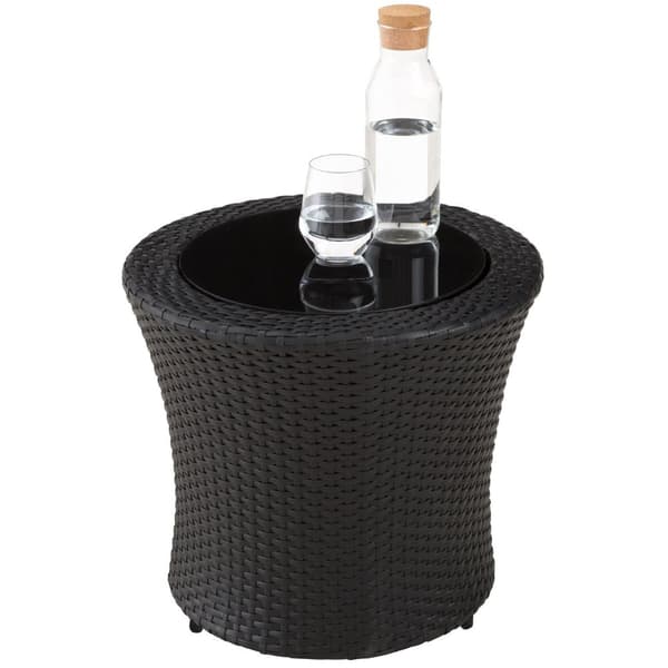 Polyrattan loungesæt Nizza - sort