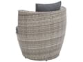 Miniatyrbillede 5 af 11: Havemøbelsæt Grå Rattan Aluminium Hærdetglas 48x54 cm Loungestole Stabelbar Nem Opbevaring Udendørs Hynder Moderne Terrasse Altan Inspiration