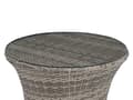 Miniatyrbillede 7 af 11: Havemøbelsæt Grå Rattan Aluminium Hærdetglas 48x54 cm Loungestole Stabelbar Nem Opbevaring Udendørs Hynder Moderne Terrasse Altan Inspiration