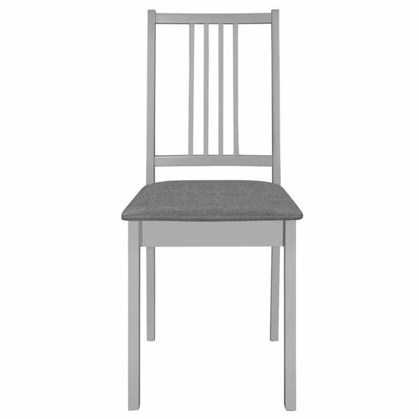 vidaXL Matgrupp 3 delar MDF grå