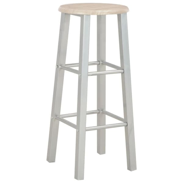 vidaXL Barsett 3 deler tre og stål