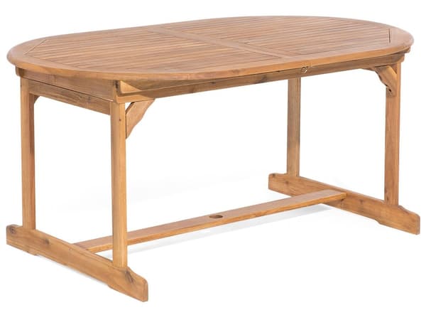 Trädgårdsmöbelset Ljus Akaciaträ med Grå Dynor 8-sits Bord Hopfällbara Stolar Rustik Design