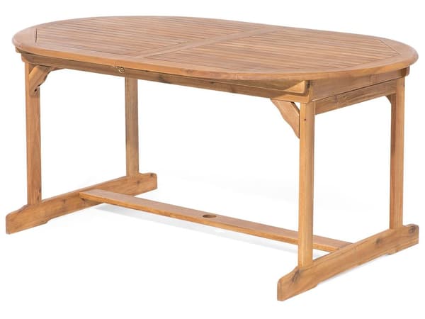 Trädgårdsmöbelset Ljus Akaciaträ med Grå Dynor 8-sits Bord Hopfällbara Stolar Rustik Design