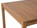 Miniatyrbild 11 av 11: 9 Delar Trädgårdsmöbelset Ljus Akaciaträ 8 Stolar med Sittdynor Bladmotiv