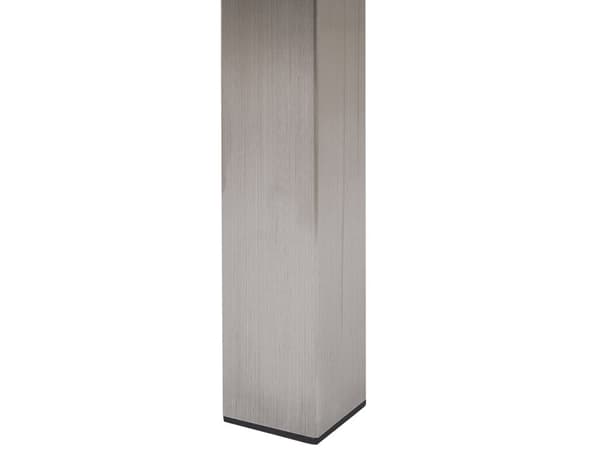 Trädgårdsmöbelset Eukalyptusträ Bordsskiva Stålram 220 x 100 cm med 8 Vita Stolar