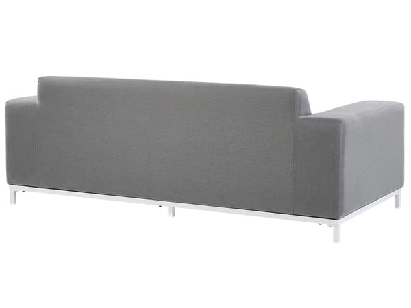 Loungesæt Grå Polyester 5 Personers Moderne Sofasæt Udendørs Nonwood Vedligeholdelsesfri Havemøbler Quickdry Skum Vandtætte Hynder til Have
