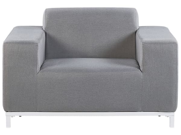 Loungesæt Grå Polyester 5 Personers Moderne Sofasæt Udendørs Nonwood Vedligeholdelsesfri Havemøbler Quickdry Skum Vandtætte Hynder til Have