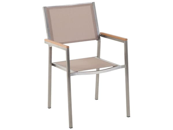 Have Spisebordssæt Sort med Krakeleret Effekt Glas