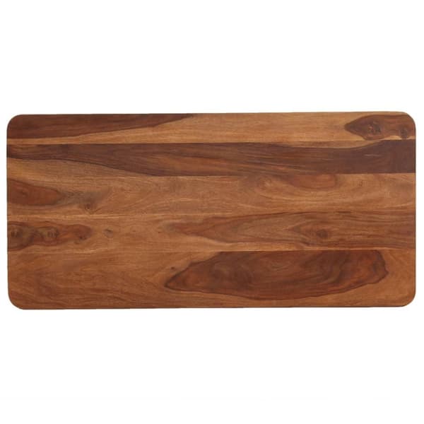 vidaXL Bargrupp 5 delar massivt sheshamträ 115x56x107 cm