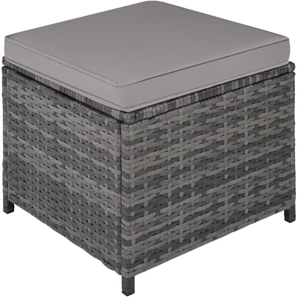 Polyrattan havemøbelsæt Palermo - grå