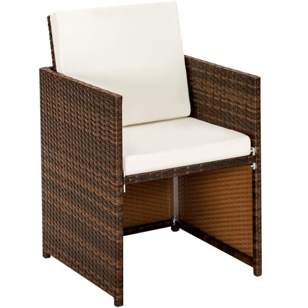 Polyrattan havemøbelsæt Manhattan - sort/brun
