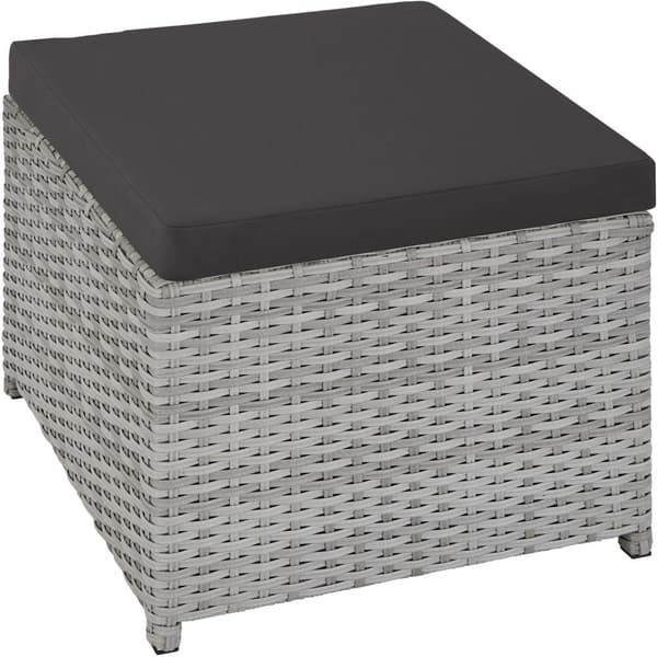 Polyrattan havemøbelsæt New York - lysegrå