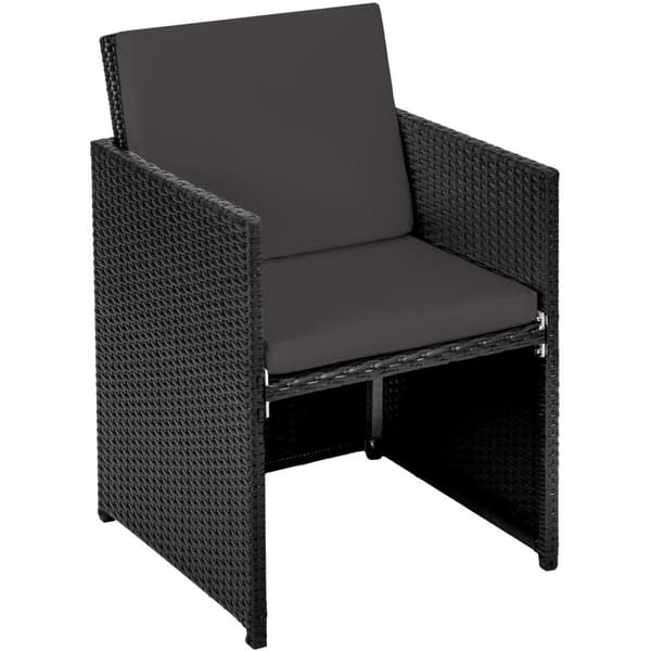 Polyrattan havemøbelsæt Manhattan - sort