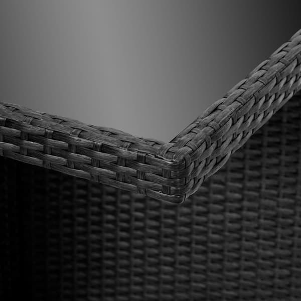 Polyrattan havemøbelsæt Manhattan - sort