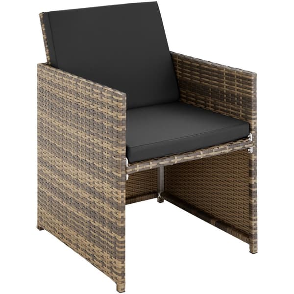 Polyrattan havemøbelsæt New York - natur