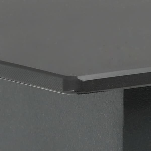 vidaXL Utendørs spisestue 5 deler PVC-rotting svart