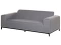 Miniatyrbillede 7 af 11: Loungesæt Grå Sort 5 Personers Moderne Sofasæt Udendørs Nonwood Vedligeholdelsesfri Havemøbler Quickdry Skum Vandtætte Hynder til Have