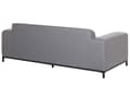 Miniatyrbillede 8 af 11: Loungesæt Grå Sort 5 Personers Moderne Sofasæt Udendørs Nonwood Vedligeholdelsesfri Havemøbler Quickdry Skum Vandtætte Hynder til Have