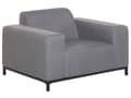 Miniatyrbillede 9 af 11: Loungesæt Grå Sort 5 Personers Moderne Sofasæt Udendørs Nonwood Vedligeholdelsesfri Havemøbler Quickdry Skum Vandtætte Hynder til Have