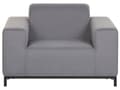 Miniatyrbillede 10 af 11: Loungesæt Grå Sort 5 Personers Moderne Sofasæt Udendørs Nonwood Vedligeholdelsesfri Havemøbler Quickdry Skum Vandtætte Hynder til Have