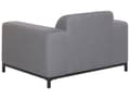 Miniatyrbillede 11 af 11: Loungesæt Grå Sort 5 Personers Moderne Sofasæt Udendørs Nonwood Vedligeholdelsesfri Havemøbler Quickdry Skum Vandtætte Hynder til Have