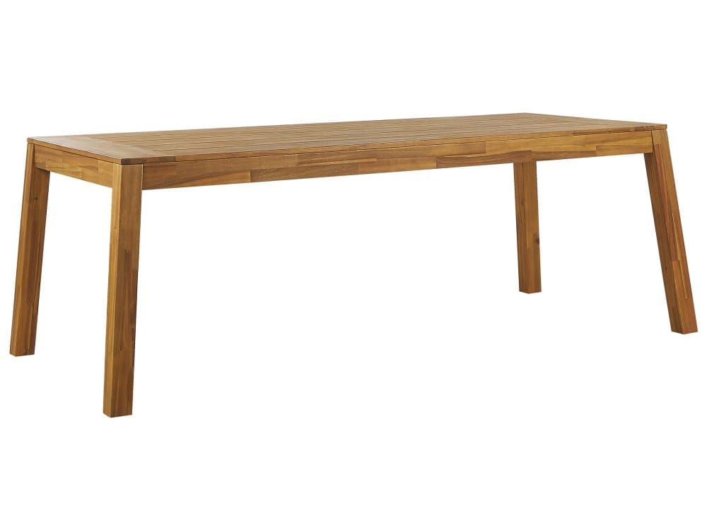 Trädgårdsbord 210 x 90 cm akaciaträ LIVORNO
