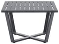Miniatyrbild 10 av 11: Utomhus Hörnsoffa Trädgårdsmöbelset Mörkgrå Aluminum Svart with Soffbord Polyester Dynor 5-sits Modulär