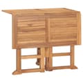 Miniatyrbilde 5 av 11: vidaXL Utendørs spisestue sammenleggbar 5 deler heltre teak