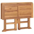 Miniatyrbilde 6 av 11: vidaXL Utendørs spisestue sammenleggbar 5 deler heltre teak