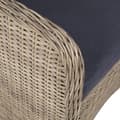 Miniatyrbillede 9 af 11: vidaXL spisebordssæt til haven 9 dele polyrattan brun