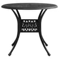 Miniatyrbilde 11 av 11: vidaXL Bistrosett 5 deler støpt aluminium svart