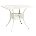 Miniatyrbilde 10 av 11: vidaXL Bistrosett 3 deler støpt aluminium hvit