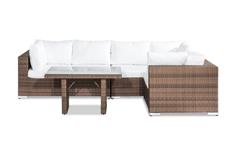 BAHAMAS Loungegrupp 5-sits Bord Sand