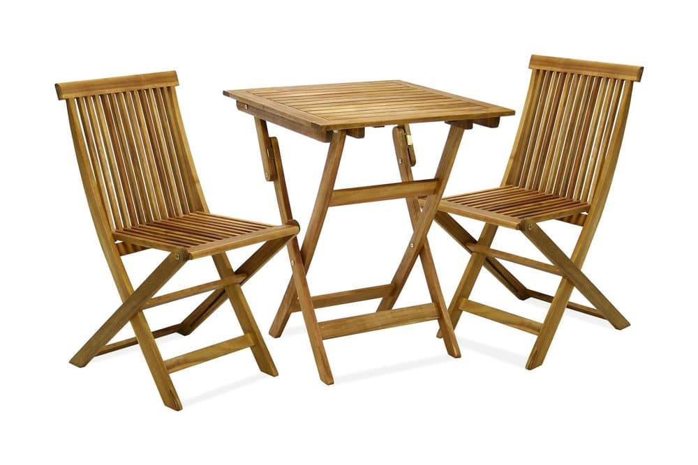 Balkongset FINLAY bord och 2 stolar 60x60xH72cm