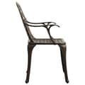 Miniatyrbilde 6 av 11: vidaXL Bistrosett 5 deler støpt aluminium bronse