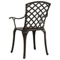 Miniatyrbilde 7 av 11: vidaXL Bistrosett 5 deler støpt aluminium bronse
