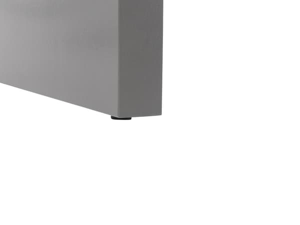 Trädgårdsmöbelset Bord och 2 Bänkar i Grå Färg Betong Effekt Modern Industriell Stil
