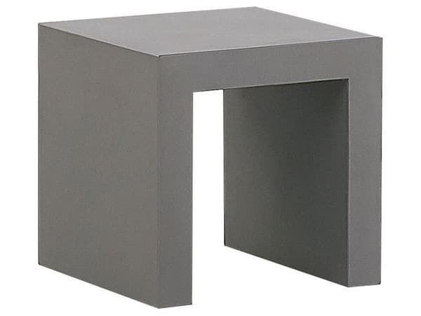 Udendørs Spisesæt Grå Lys Træfibercement Til 4 Personer Bord og skamler Moderne Design