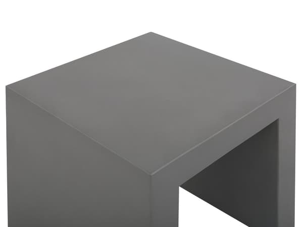 Udendørs Spisesæt Grå Lys Træfibercement Til 4 Personer Bord og skamler Moderne Design