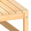 Miniatyrbilde 4 av 5: vidaXL Fotskammel til hage 70x70x30 cm heltre furu