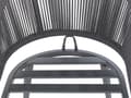 Miniatyrbillede 9 af 11: Have Spisestue Sæt 4 Personers Grå Metal Aluminium Mat Finish Udendørs Bord 4 stole Hynder Moderne Stil