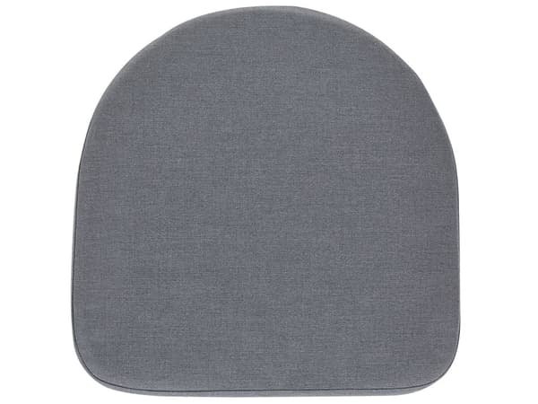 Have Spisestue Sæt 4 Personers Grå Metal Aluminium Mat Finish Udendørs Bord 4 stole Hynder Moderne Stil
