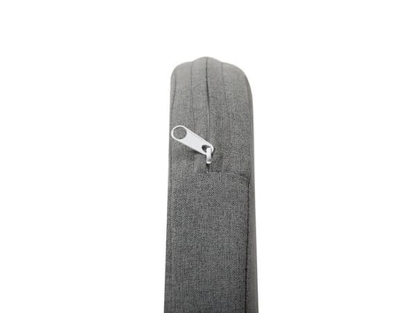 Have Spisestue Sæt 4 Personers Grå Metal Aluminium Mat Finish Udendørs Bord 4 stole Hynder Moderne Stil